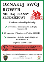 Znakowanie rowerów i hulajnóg elektrycznych we w